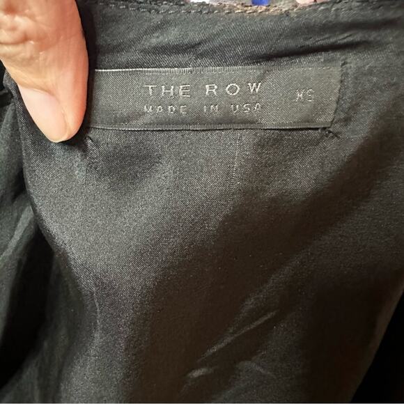 The Row Layered Top Black Knit over Silk US XS - Picture 2 of 13